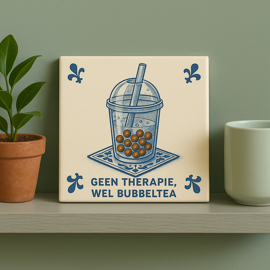 Geen therapie, wel bubbeltea – Delfts Blauwe Tegel