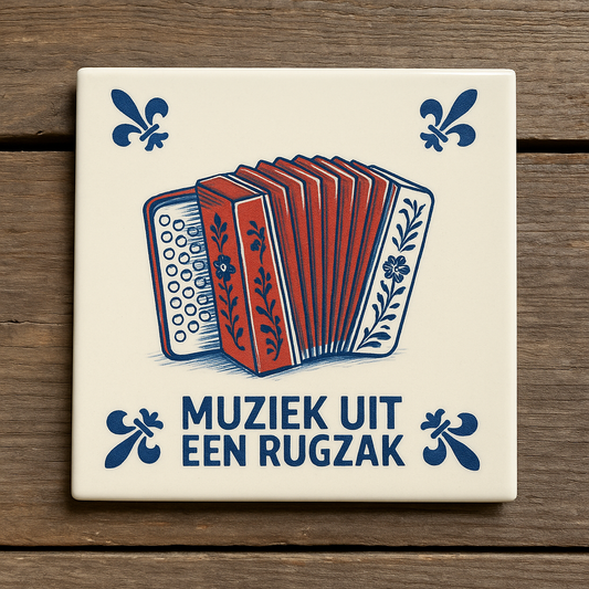 Accordeon - Muziek uit een rugzak - Delfts Blauwe Tegel Met Humor