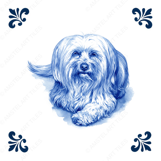 Tegelontwerp Delfts blauw