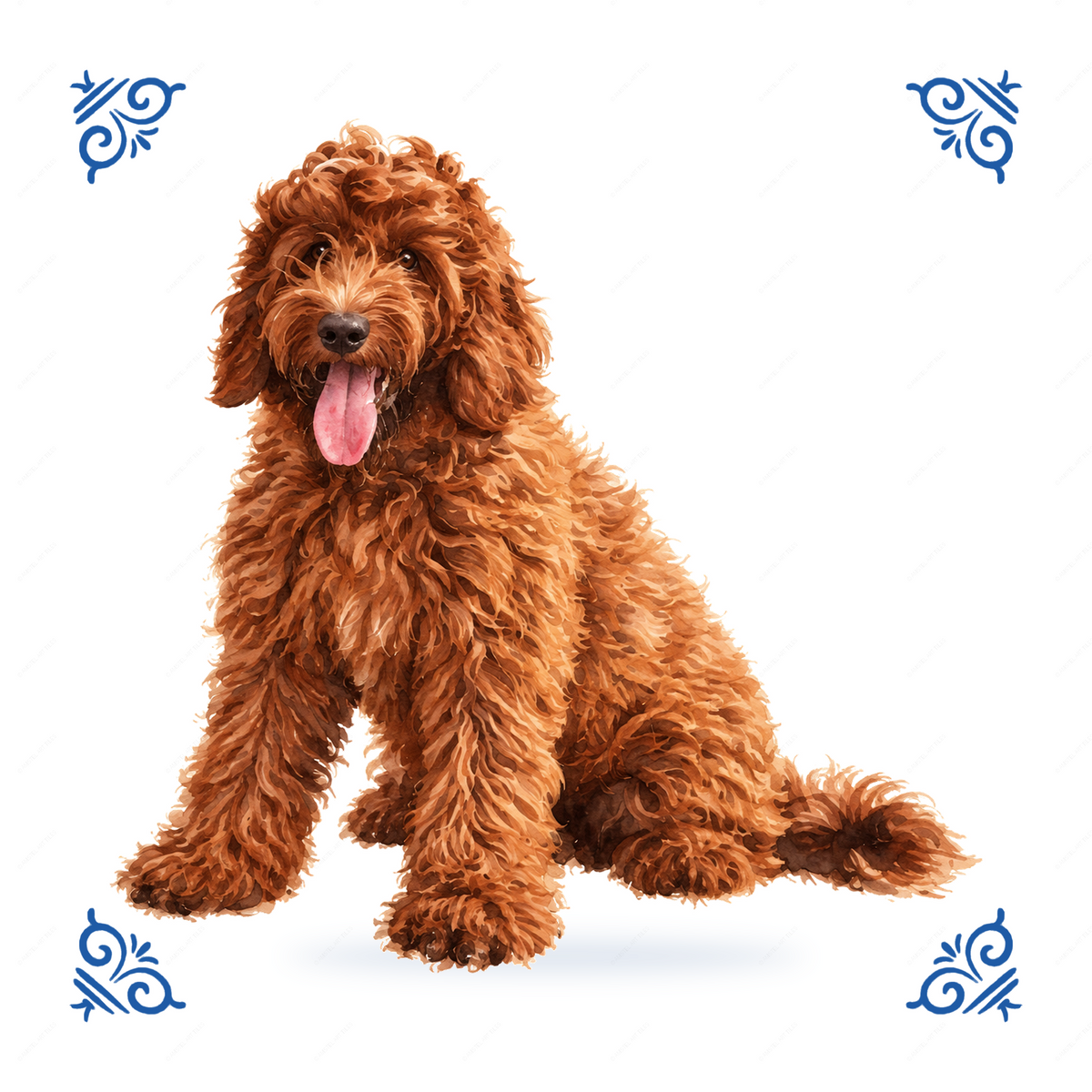 AT1926 tegelontwerp hond
