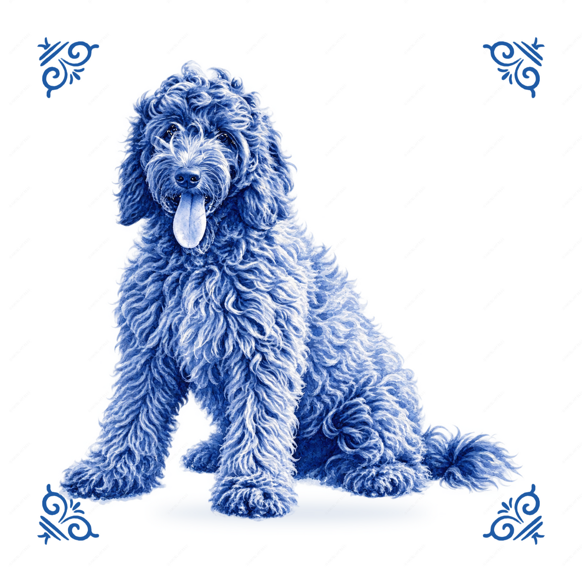 AT1927 tegelontwerp hond