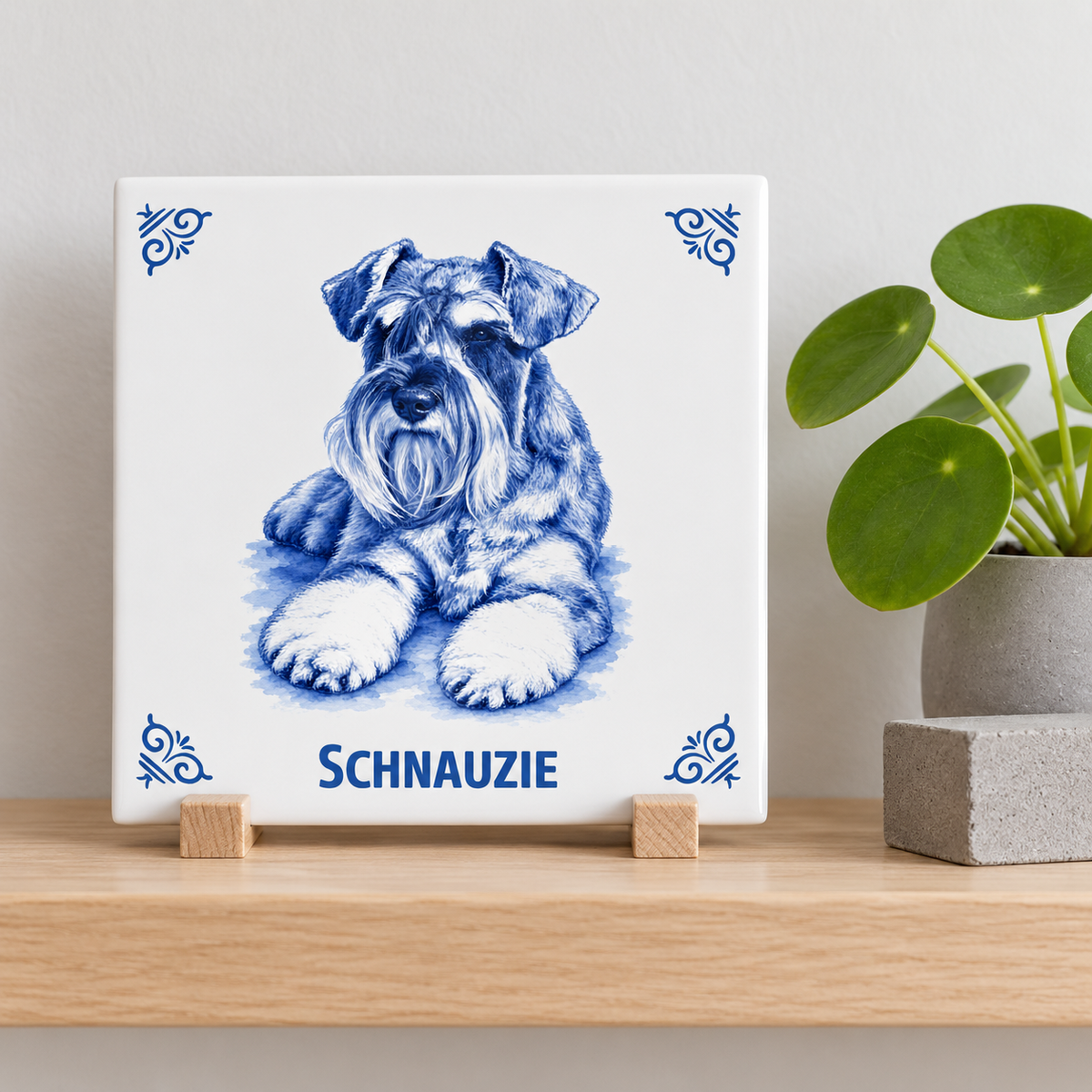AT2008 Schnauzie tegelontwerp lifestyle