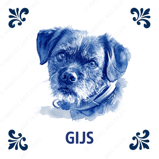 Tegelontwerp Gijs met watermerk