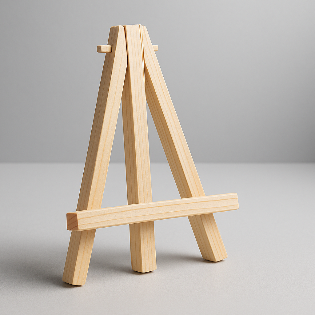 Fliesenständer aus Holz