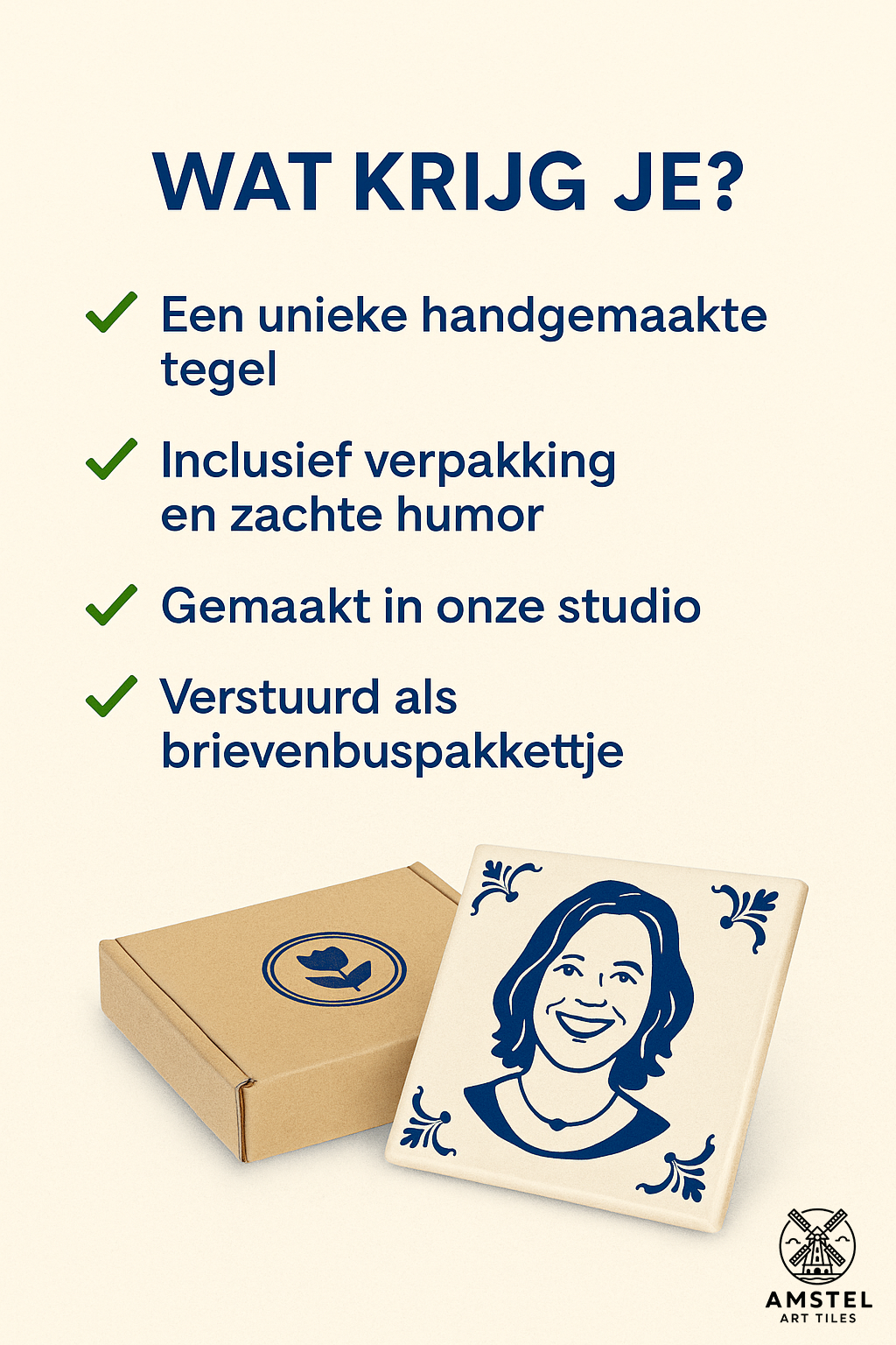 Maak je eigen Delfts Blauwe tegel