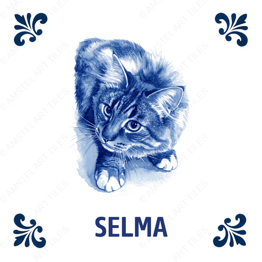 Tegelontwerp Selma met watermerk