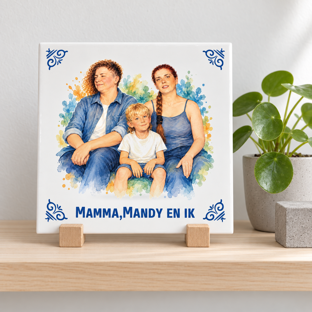 AT1801 tegelontwerp Mamma,Mandy en ik lifestyle
