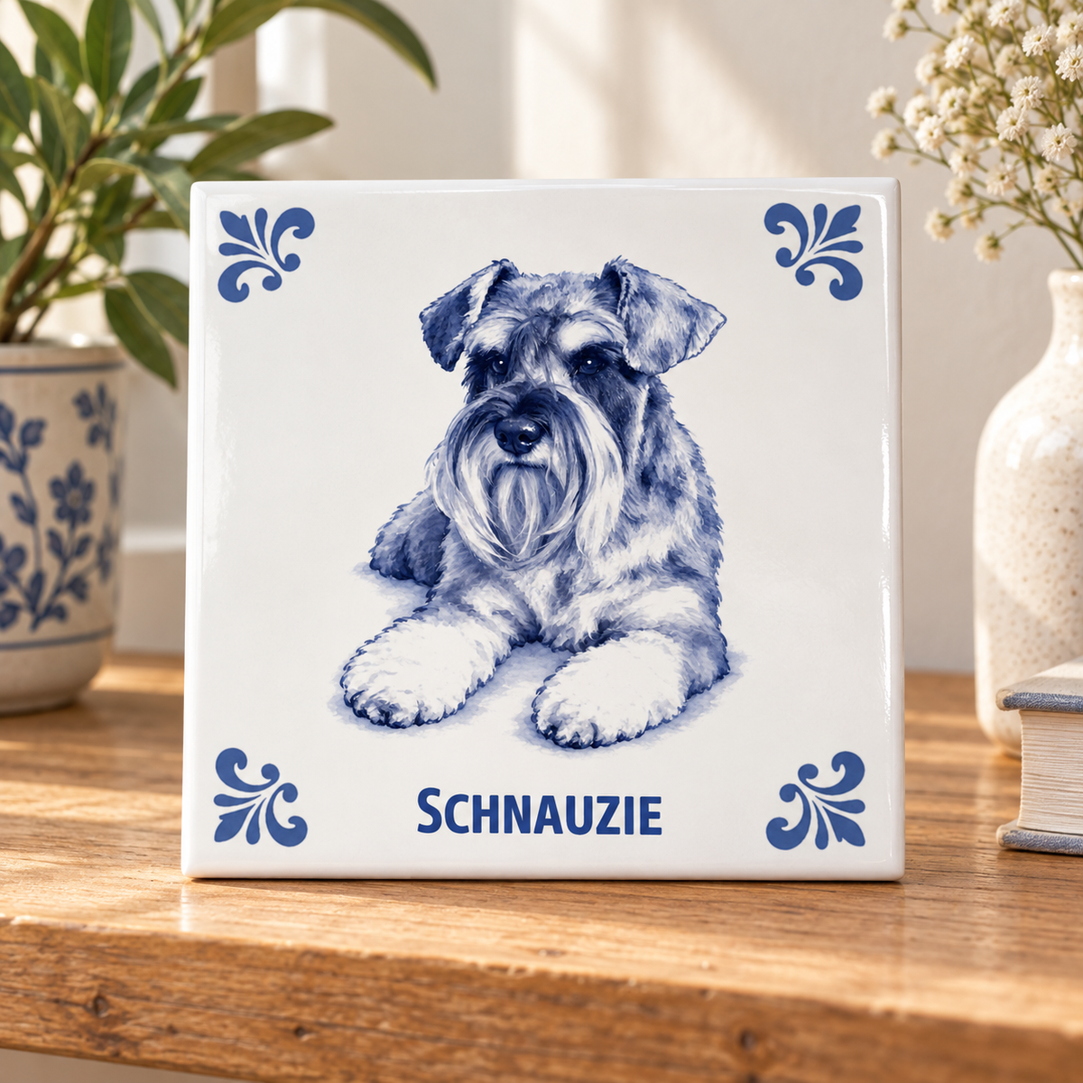 Tegelontwerp Schnauzie AT1997 lifestyle