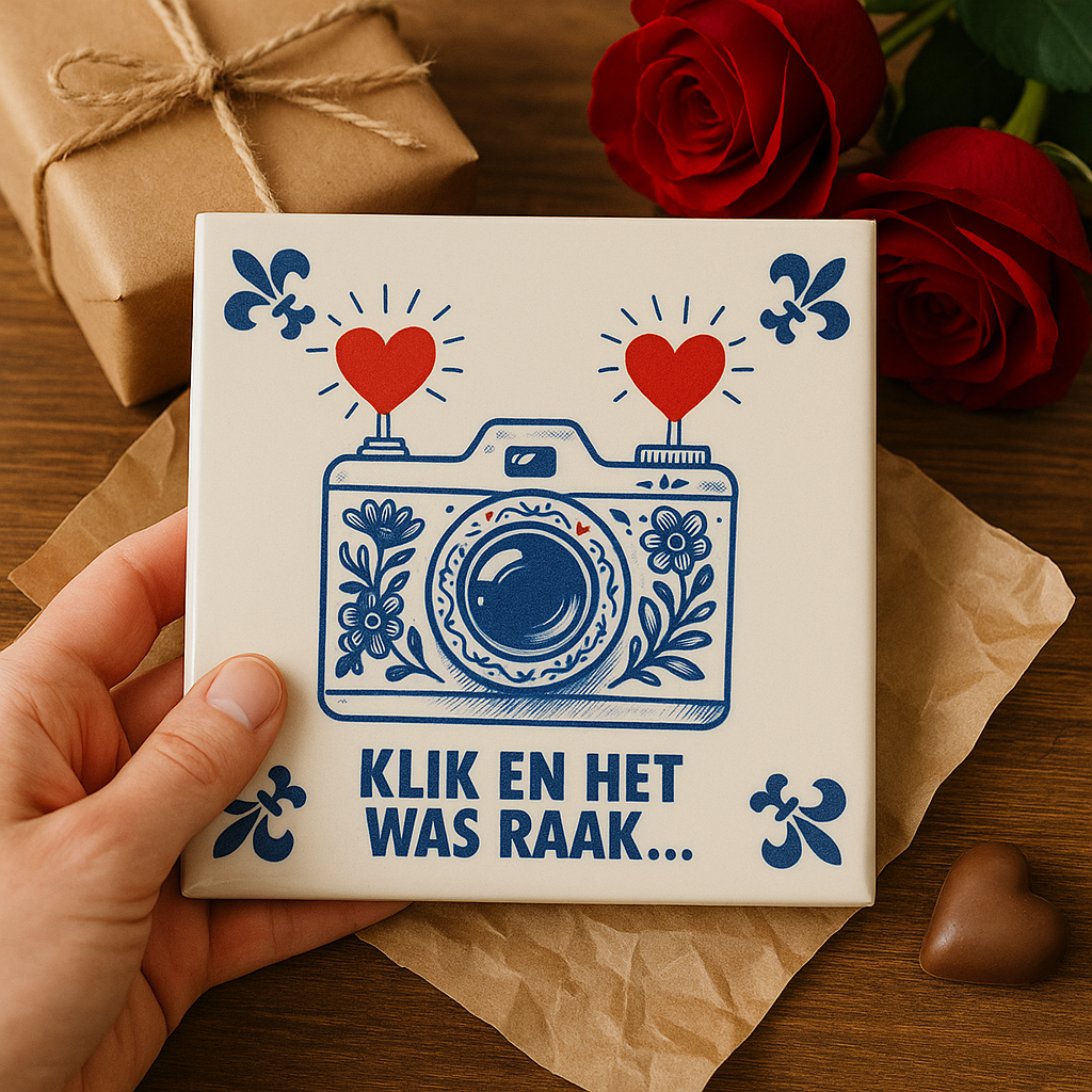 „Klick und es war ein Hit…“ – Love Tile – Delfter Blaue Fliese mit Humor