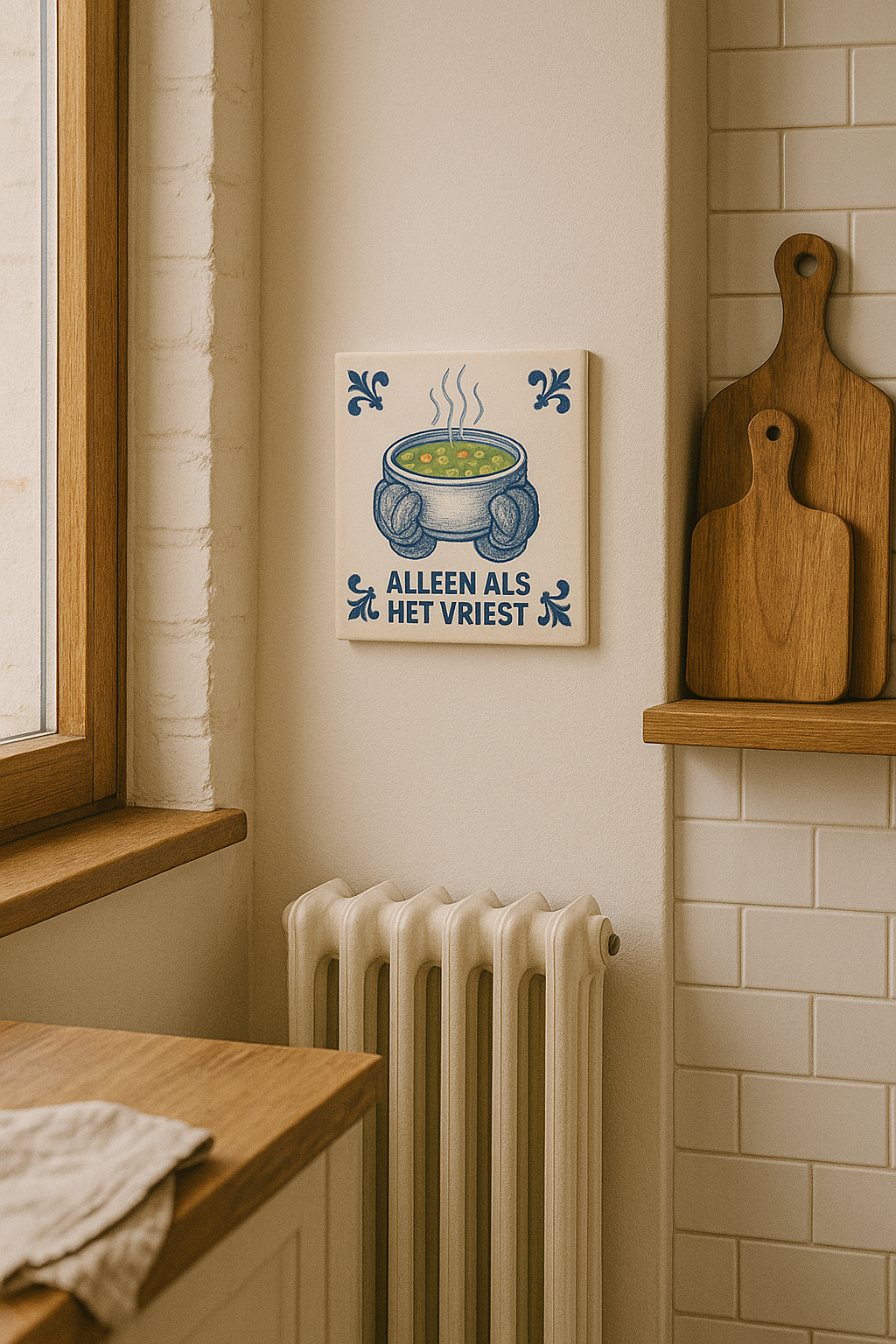 Pea soup - Only when it freezes