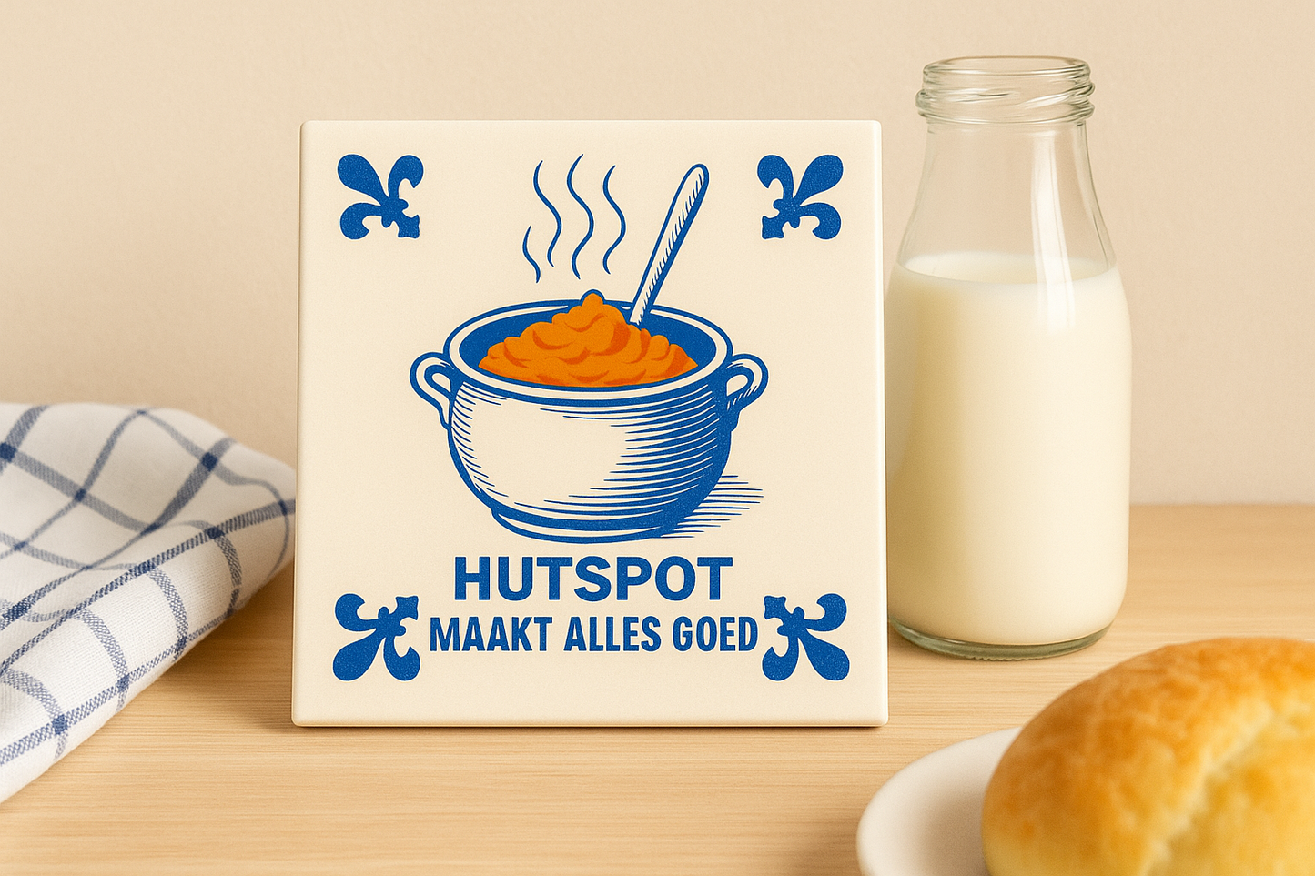 Hutspot macht alles richtig – Delfter Fliesen mit Humor