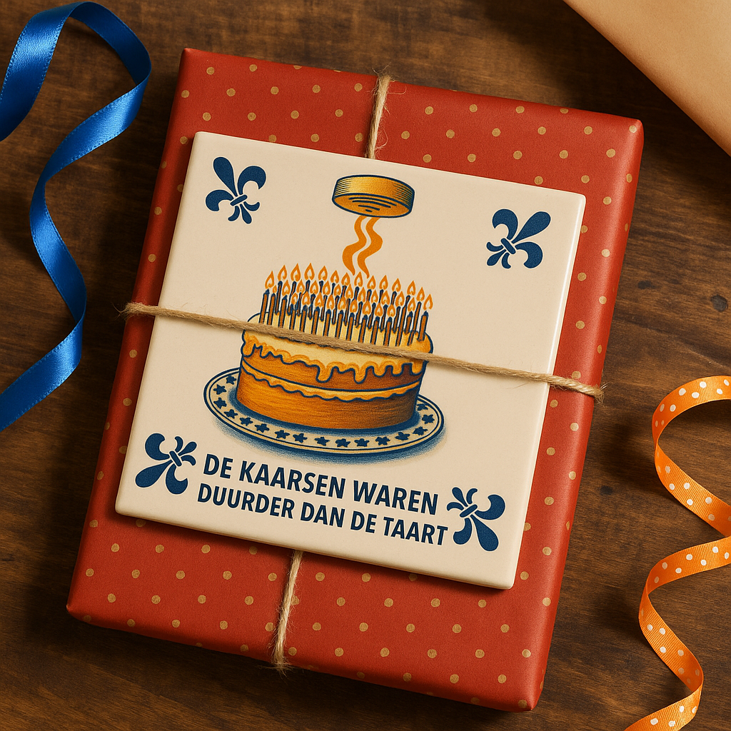 Geburtstag – Die Kerzen waren teurer als die Torte – Delfter Blau mit Humor