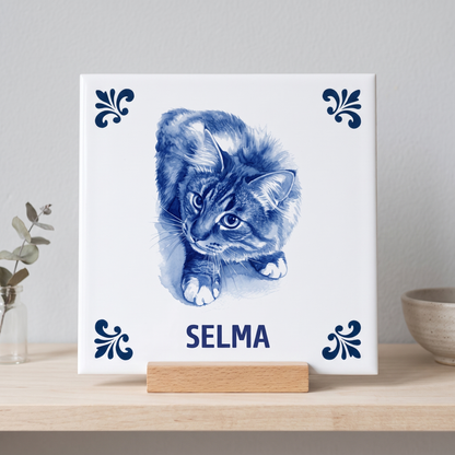 Delfts blauwe tegel Selma