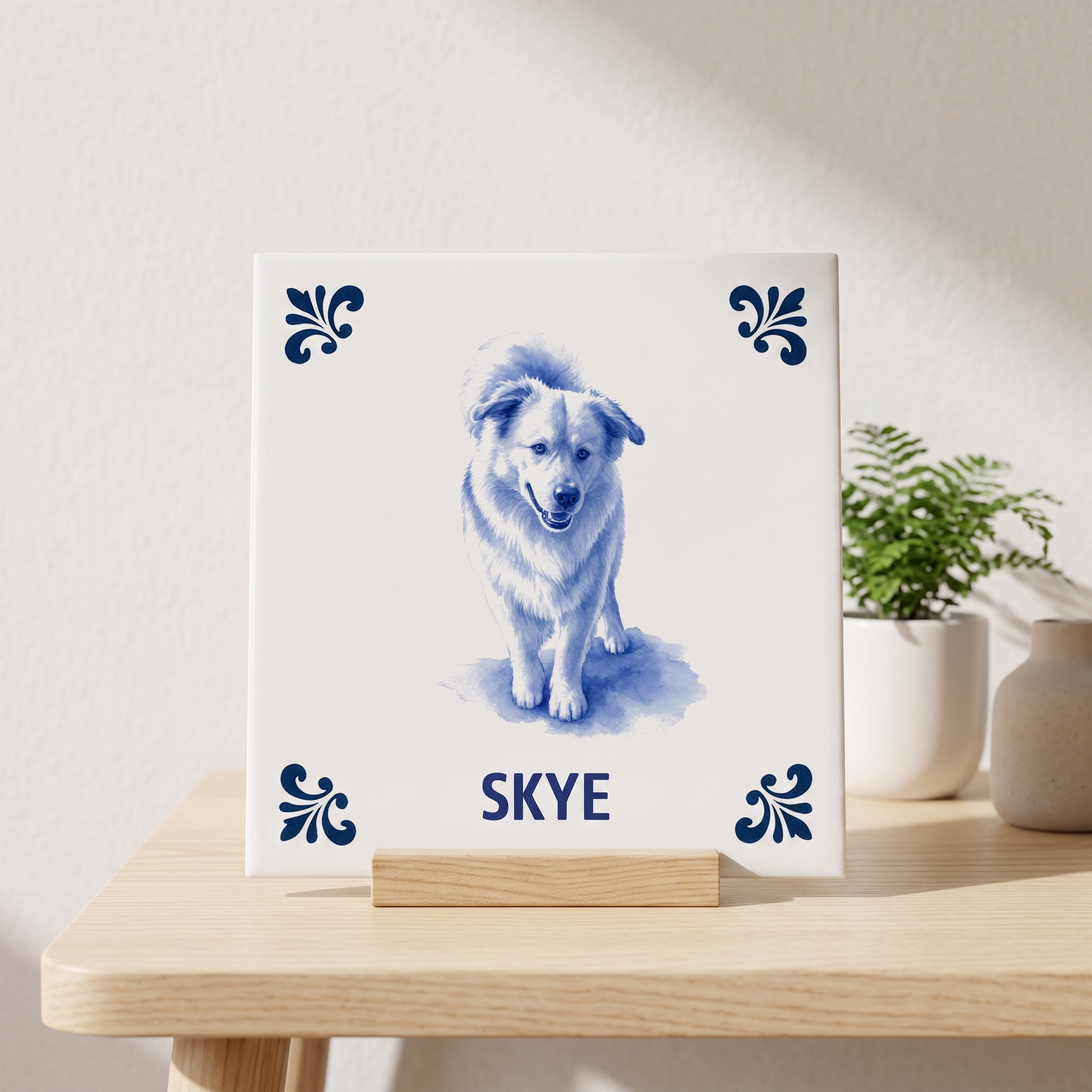 Delfts blauwe tegel Skye