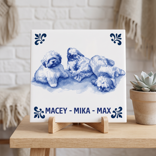Delfts blauwe tegel Macey Mika Max