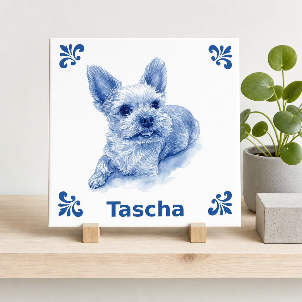 Delfts Blauwe tegel van Tascha