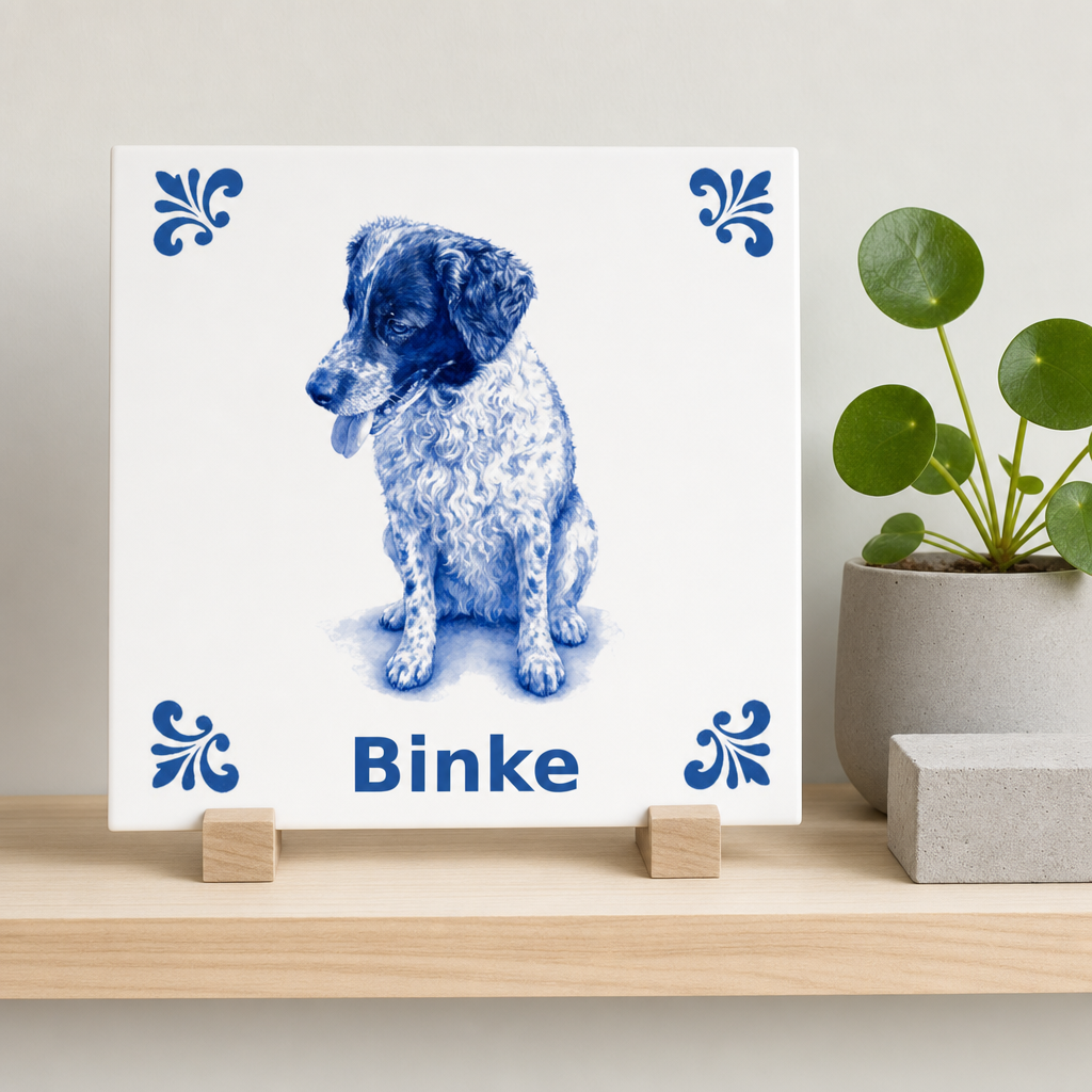 Delfts Blauwe tegel van Binke