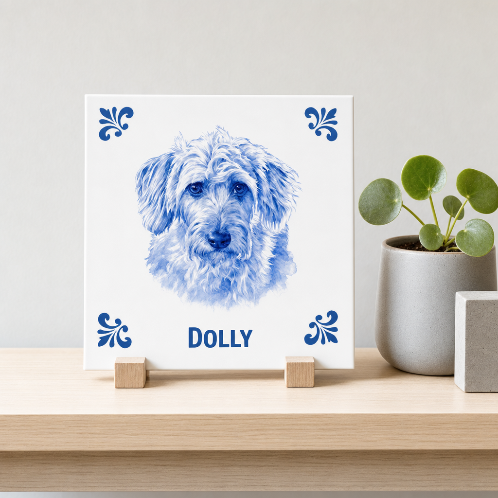 Tegelontwerp Dolly - Delfts Blauw