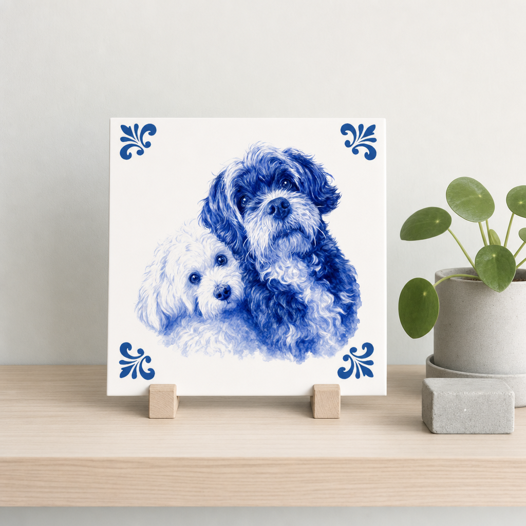 Tegelontwerp Annemiek - Delfts Blauw