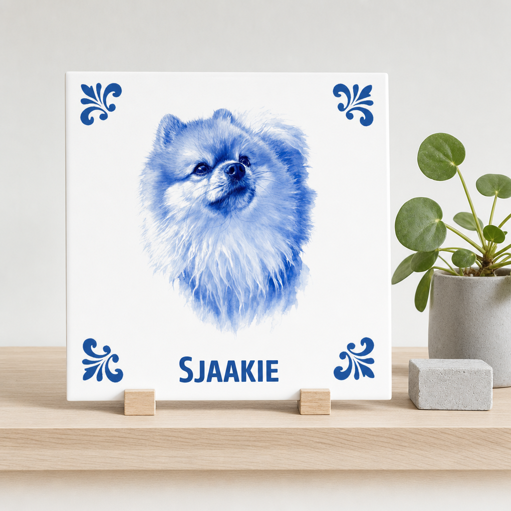 Delfts blauwe tegel Sjaakie