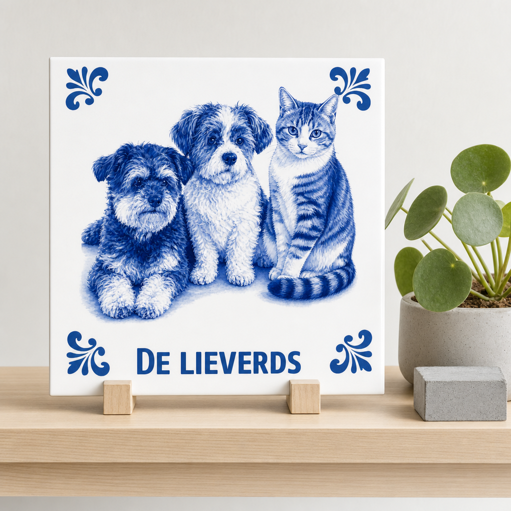 Tegelontwerp E. Mol - Delfts Blauw